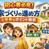 初心者必見!家づくりの進め方と重要なポイント解説